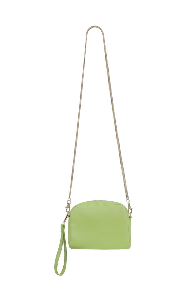 Snake Chain Mini Tote Green Apple