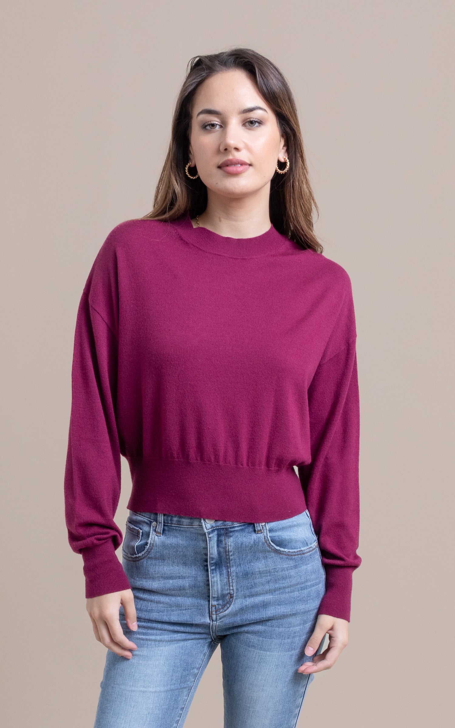 Soft Knit High Neck Sweater Pagani