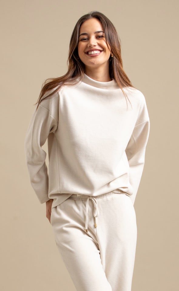 Soft Rib LS Top Natural