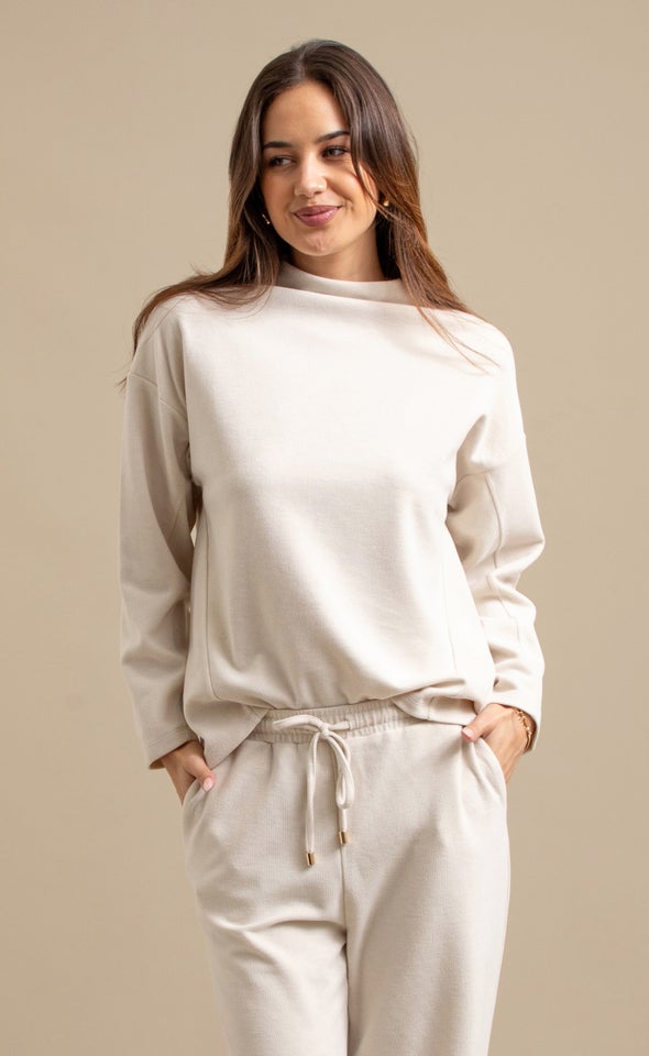 Soft Rib LS Top Natural