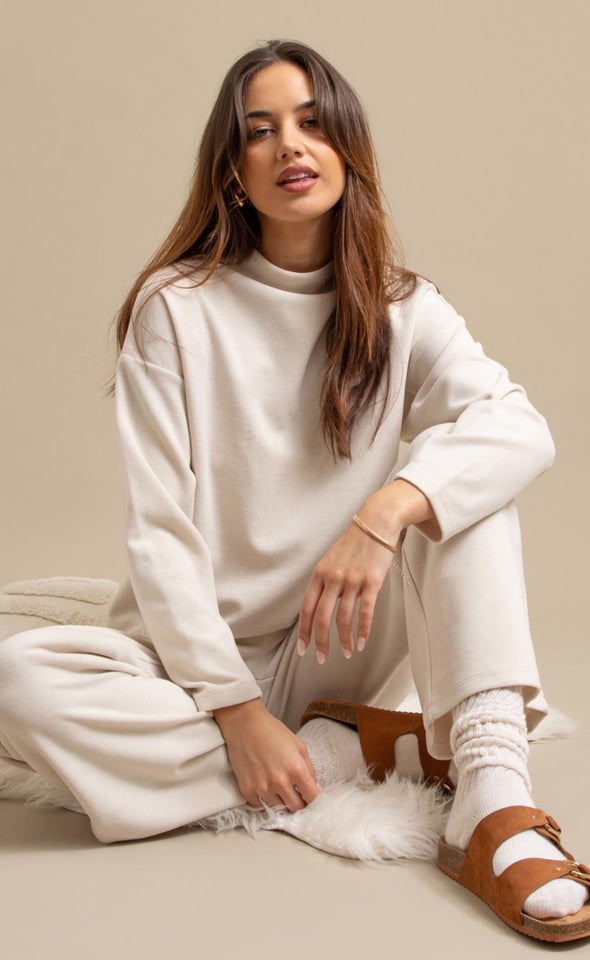 Soft Rib LS Top Natural