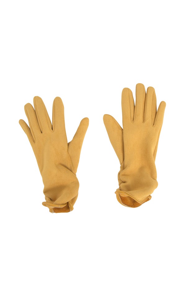 Soft Touch Gloves Mustard
