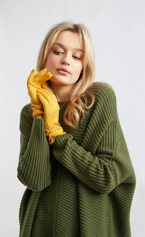 Soft Touch Gloves Mustard