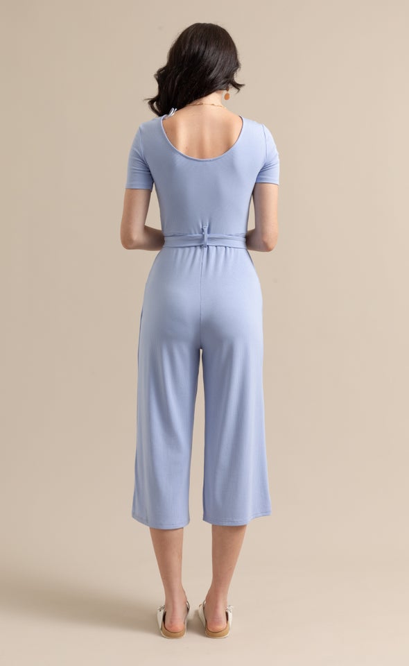 Square Neck Jumpsuit Lilac