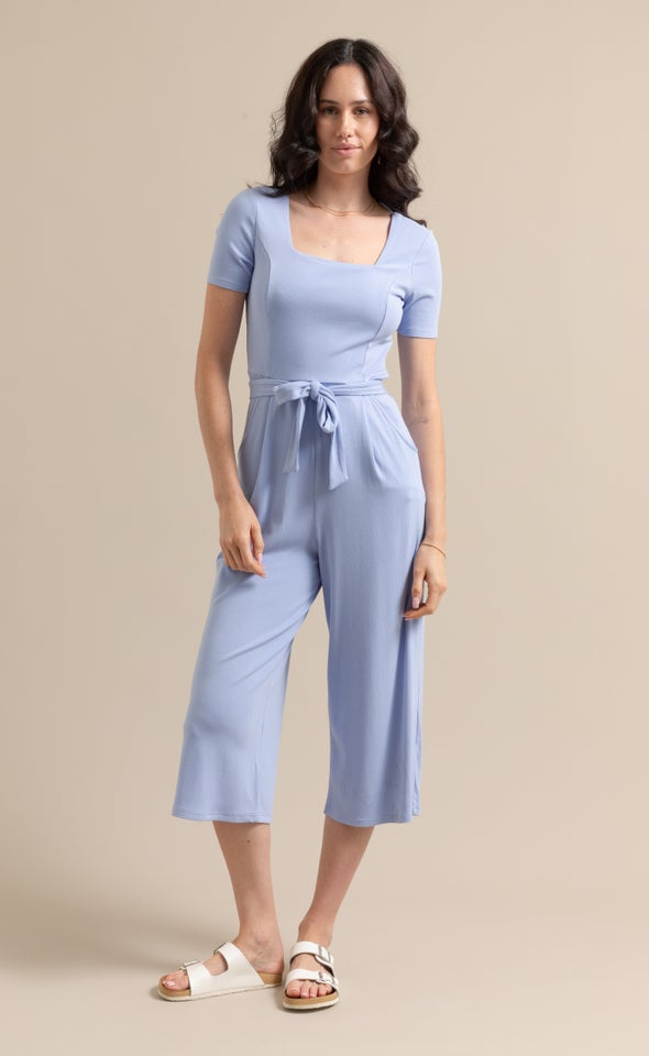 Square Neck Jumpsuit Lilac