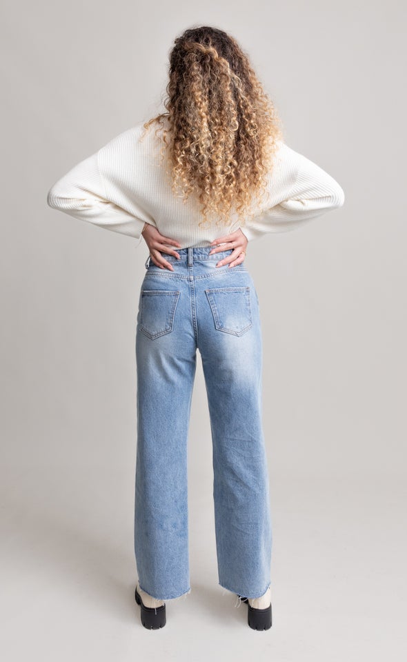 Straight Leg Soft Wash Jean Blue
