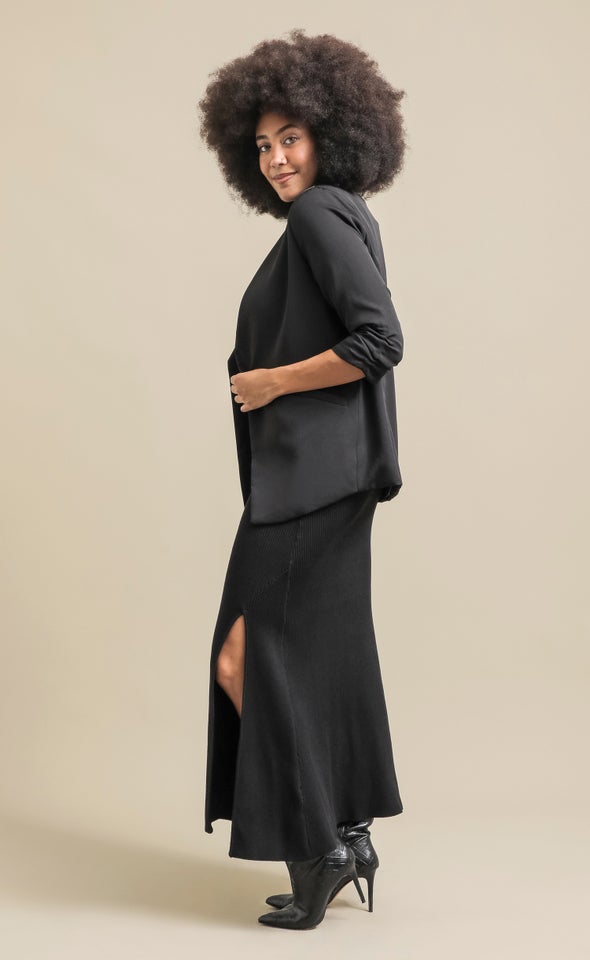 Suiting Open Blazer Black