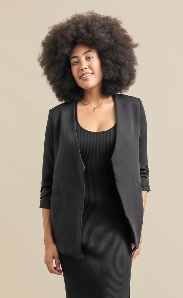 Suiting Open Blazer Black