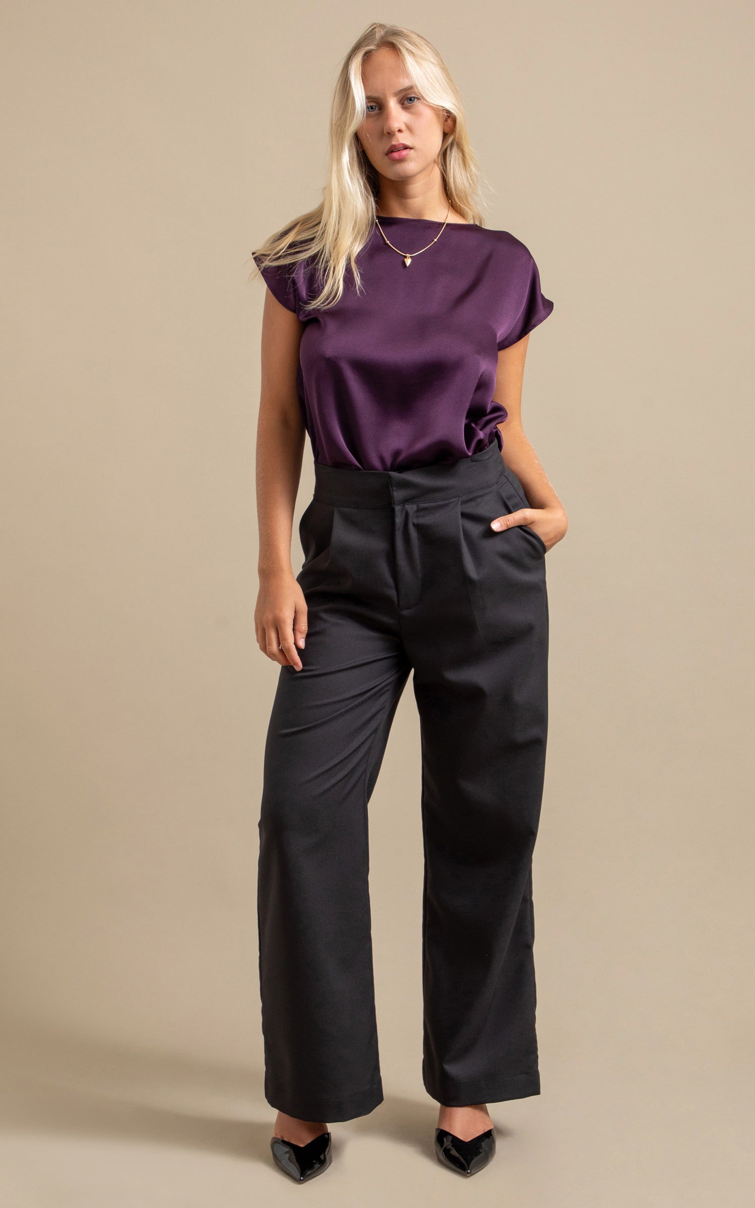 Suiting Pleat Front Pants | Pagani
