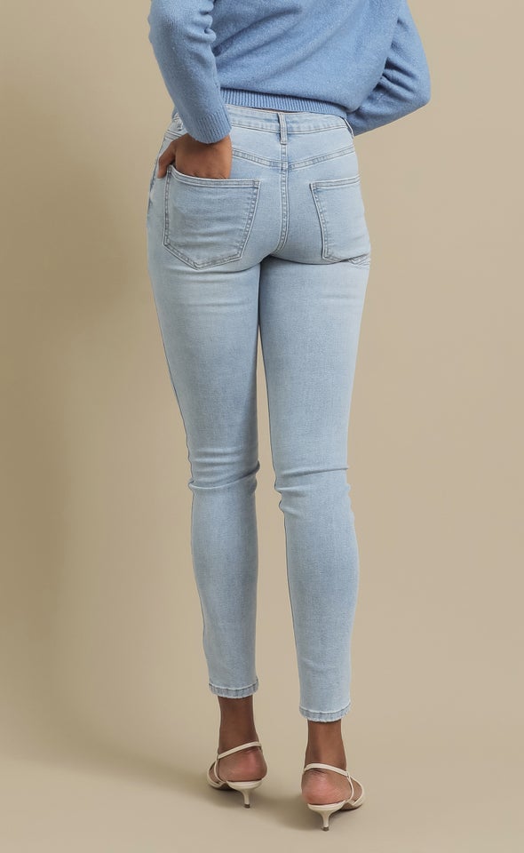 Super High Rise Vintage Skinnys Blue