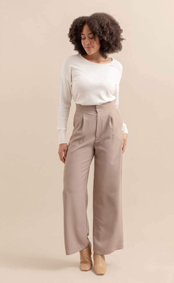 Tailored Suiting Pants Mocha