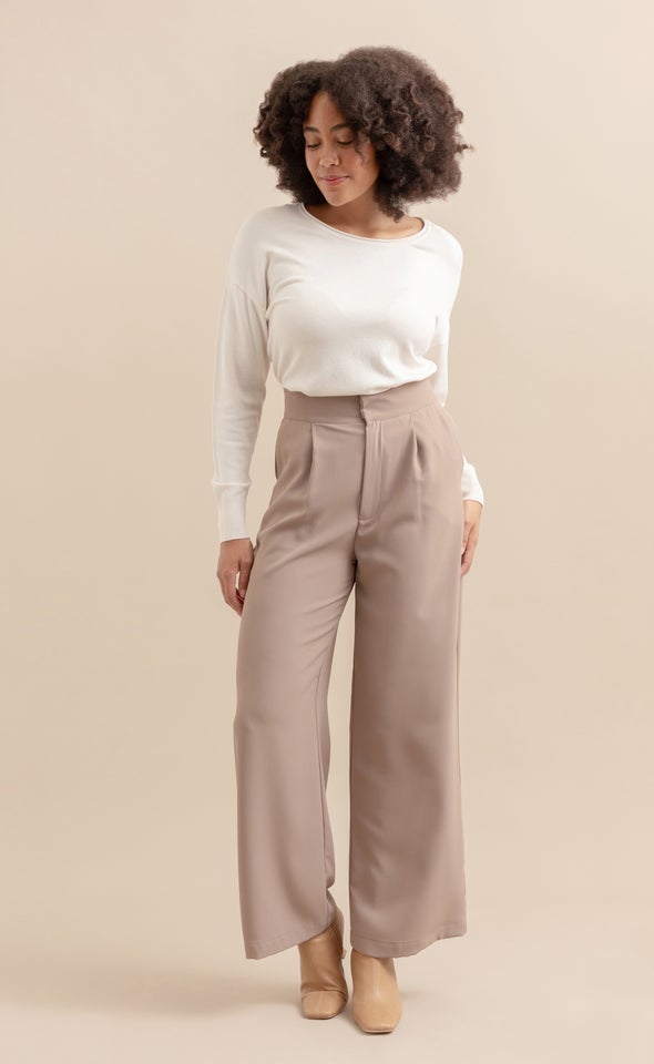 Tailored Suiting Pants Mocha