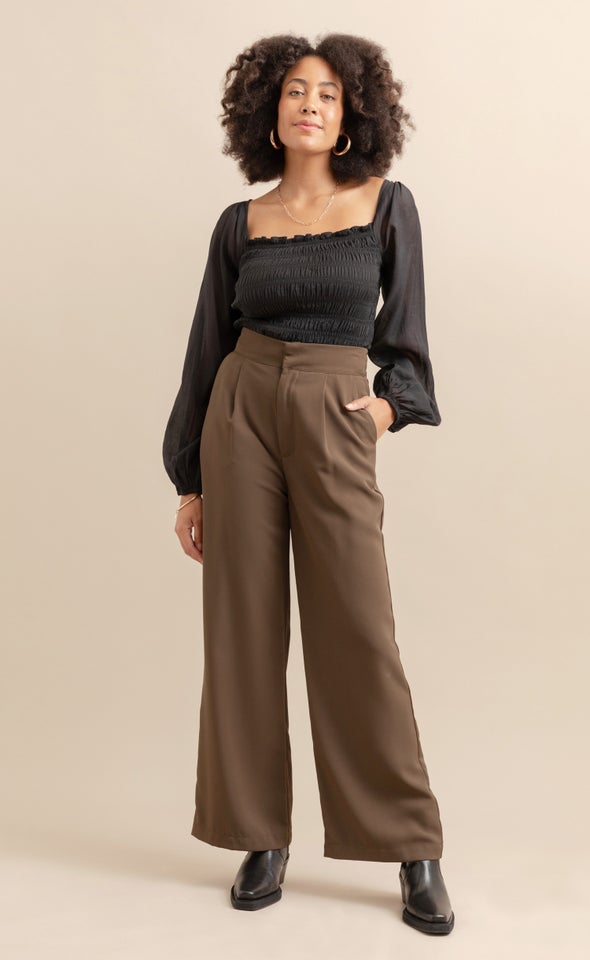 Tailored Suiting Pants Olive