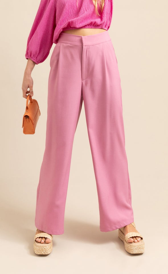 Tailored Suiting Pants Pink