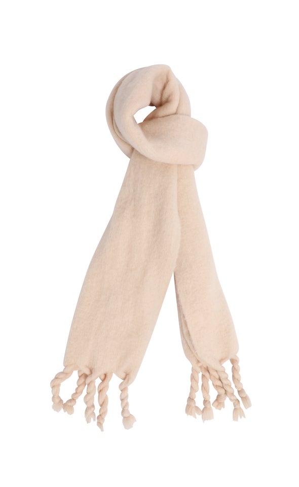 Tassel Edge Scarf Blush