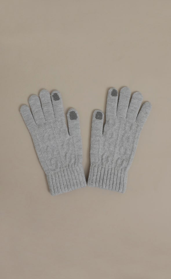 Tech Friendly Gloves Grey Marle