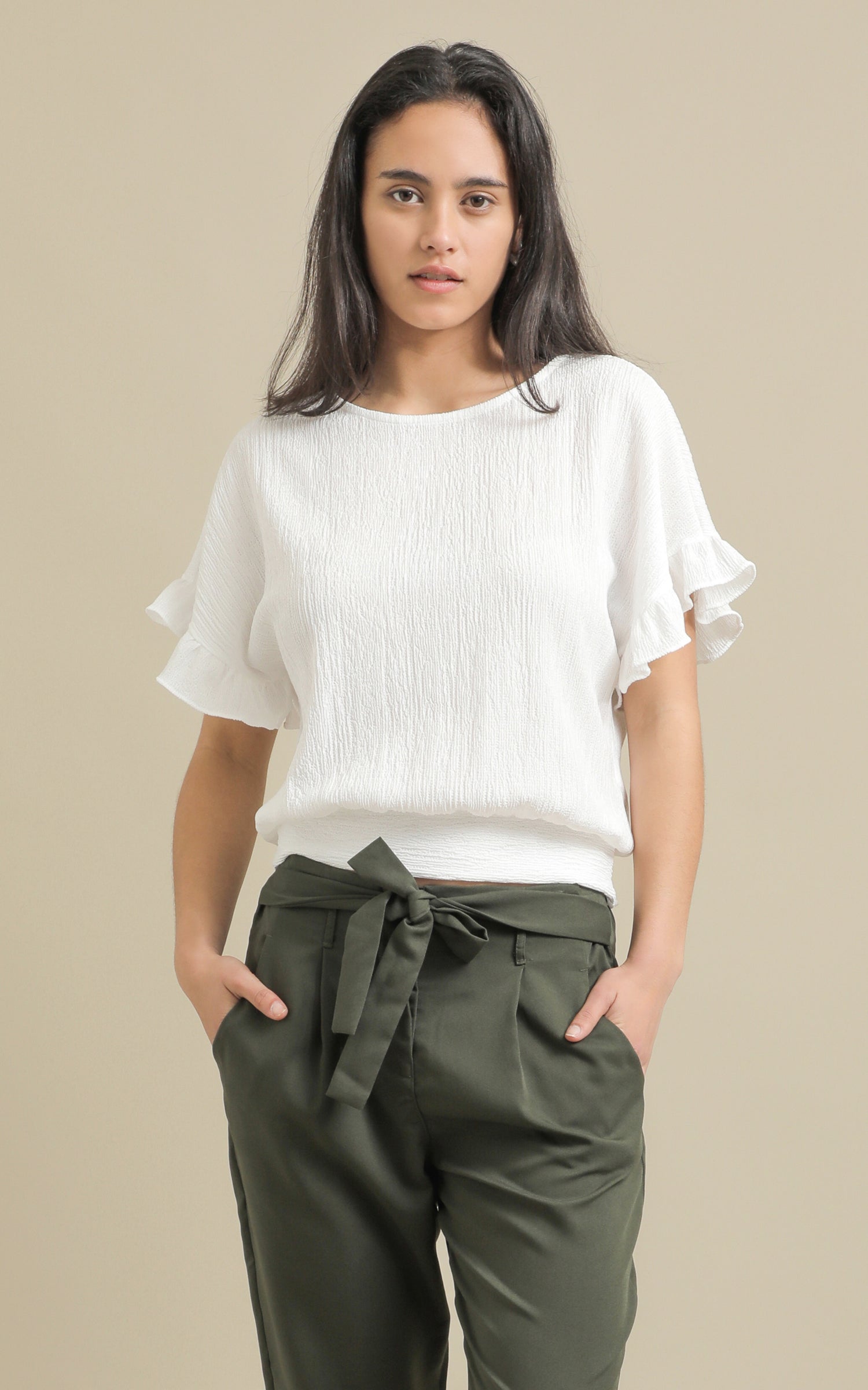 THE TOÉ Ifestou Frill Top Ifestou Frill Top – THE TOÉ