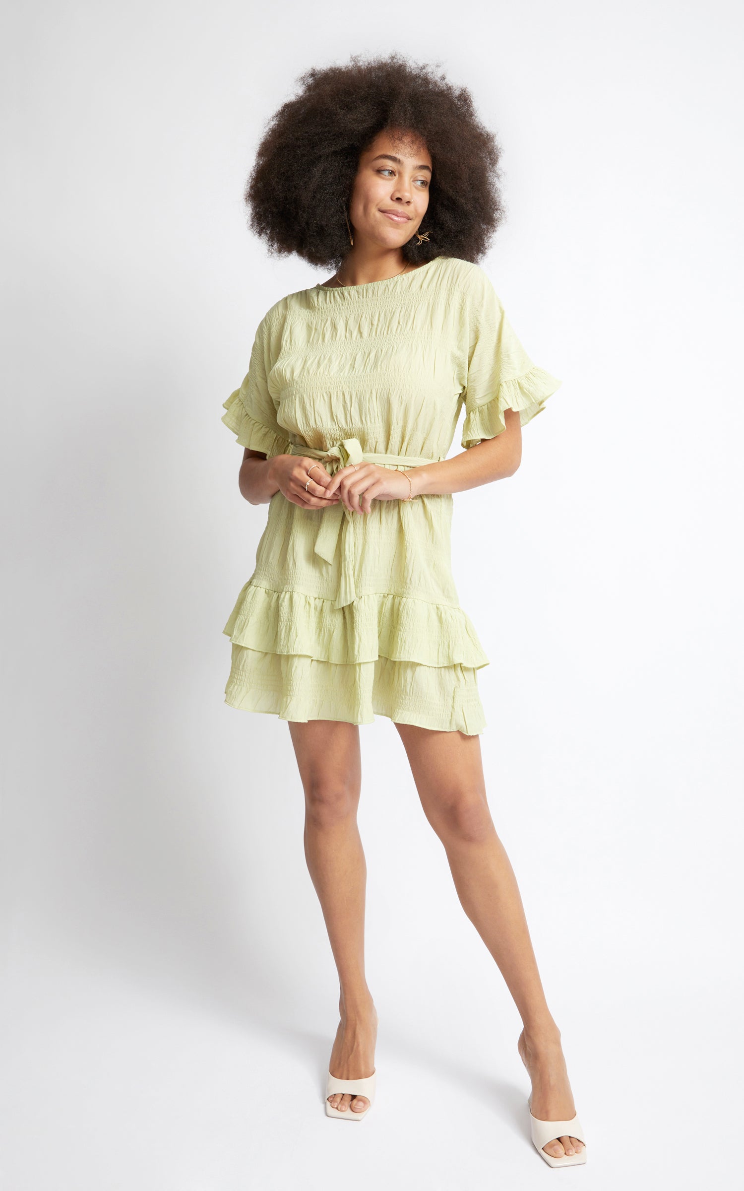 t shirt ruffle dress