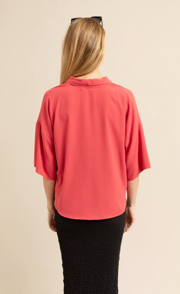 Tie Front Shirt Watermelon