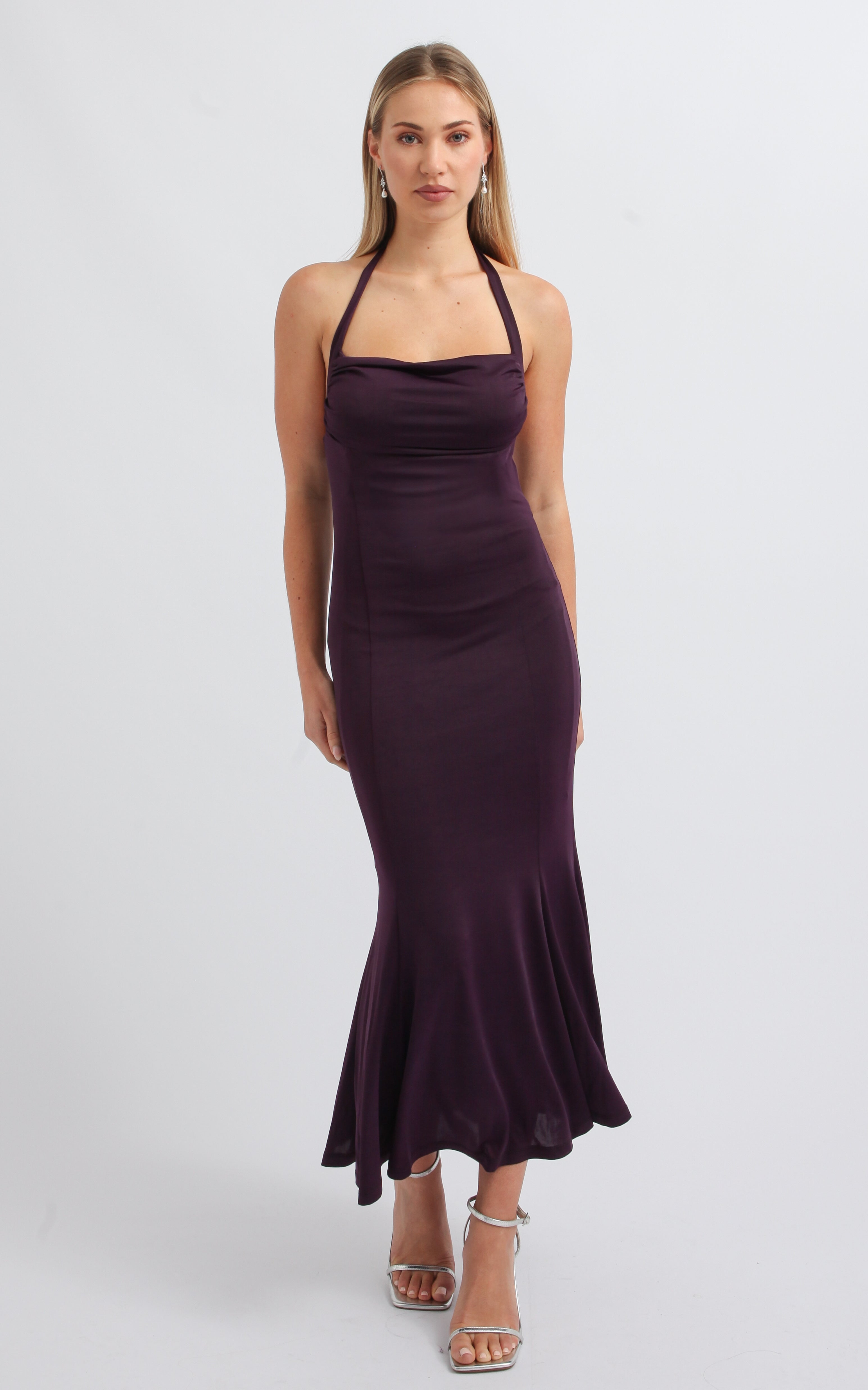 pagani bridesmaid dresses BABARONI One Shoulder Corset Sheath Acetate Satin Dress Bronzer, Bronzer / US0 main image 0