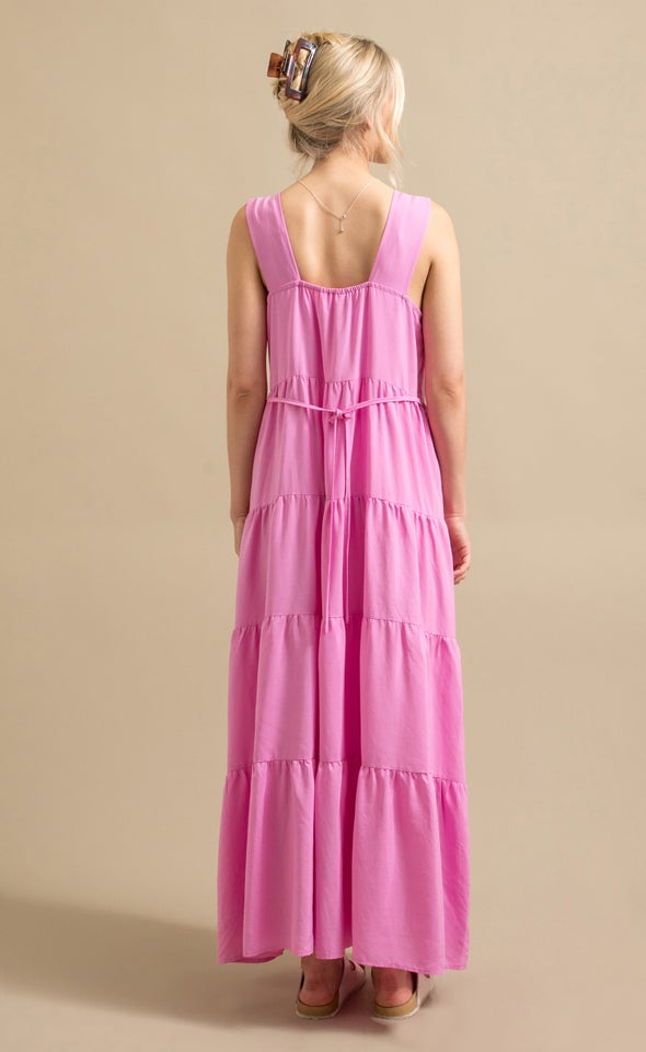Tier Floaty Maxi Pink