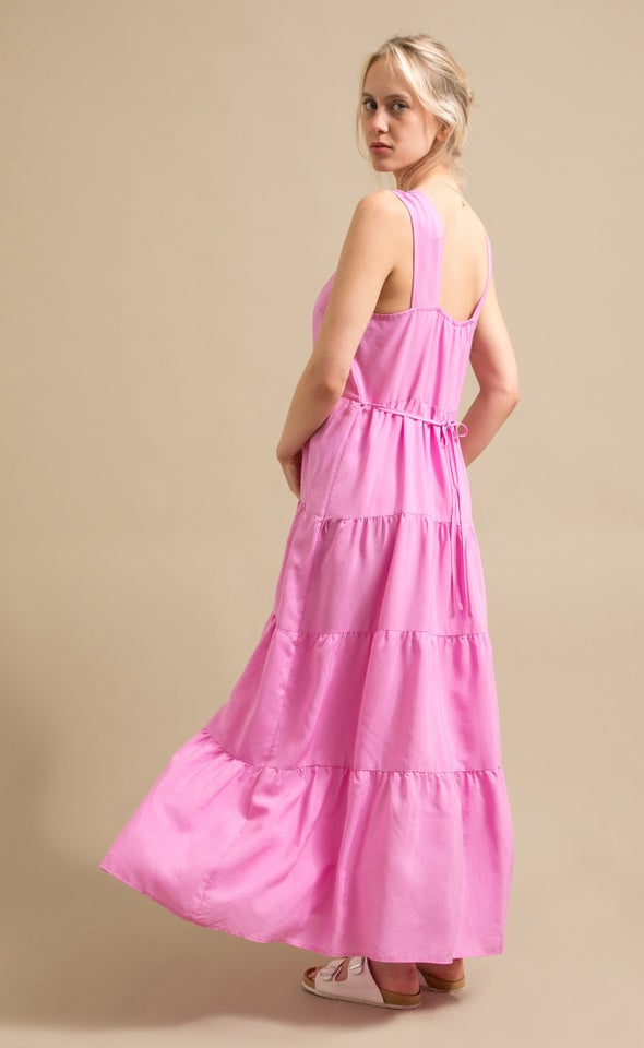 Tier Floaty Maxi Pink