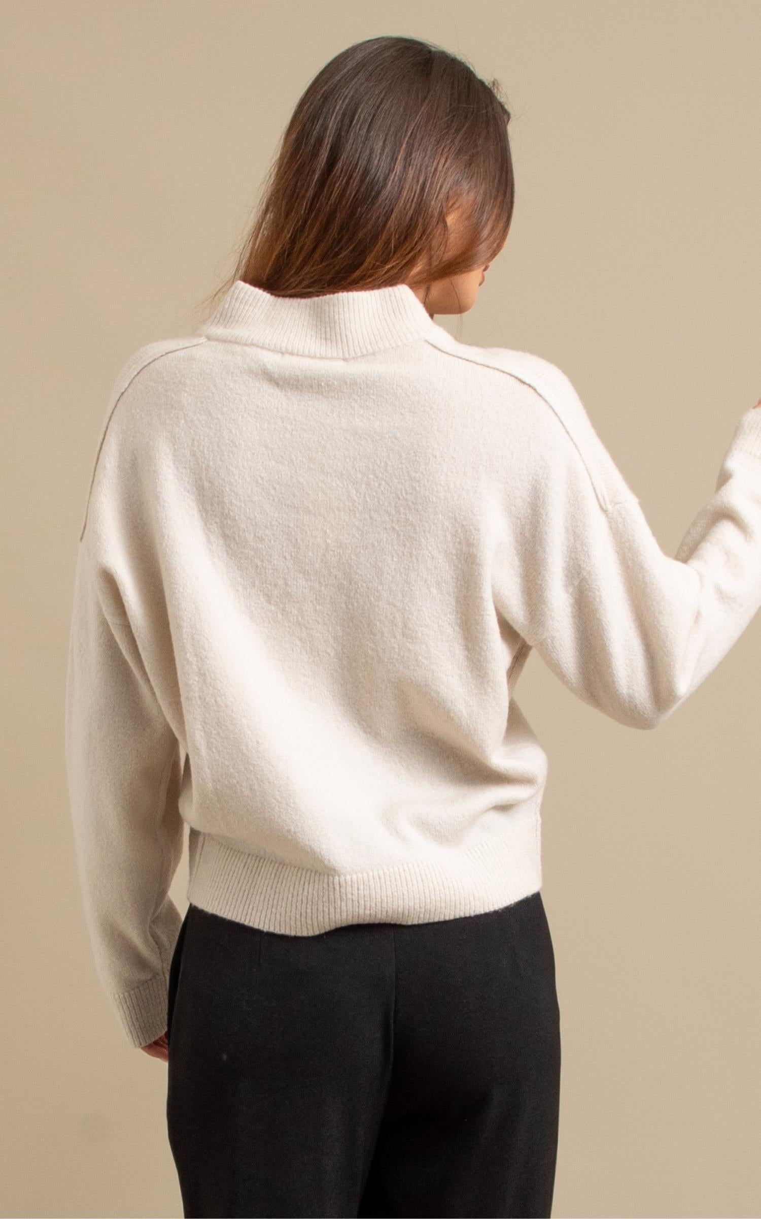 andwangアンドワングKirakira v neckhoodie値下げ不可 Brentwood V Neck Sweater - Winter Sky