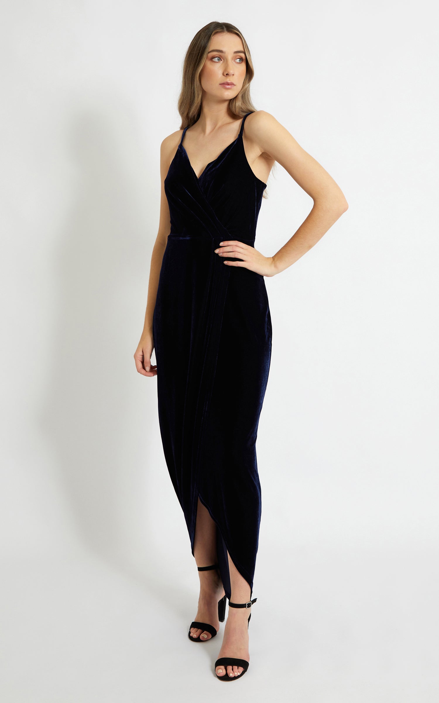 gail glitter jersey dress