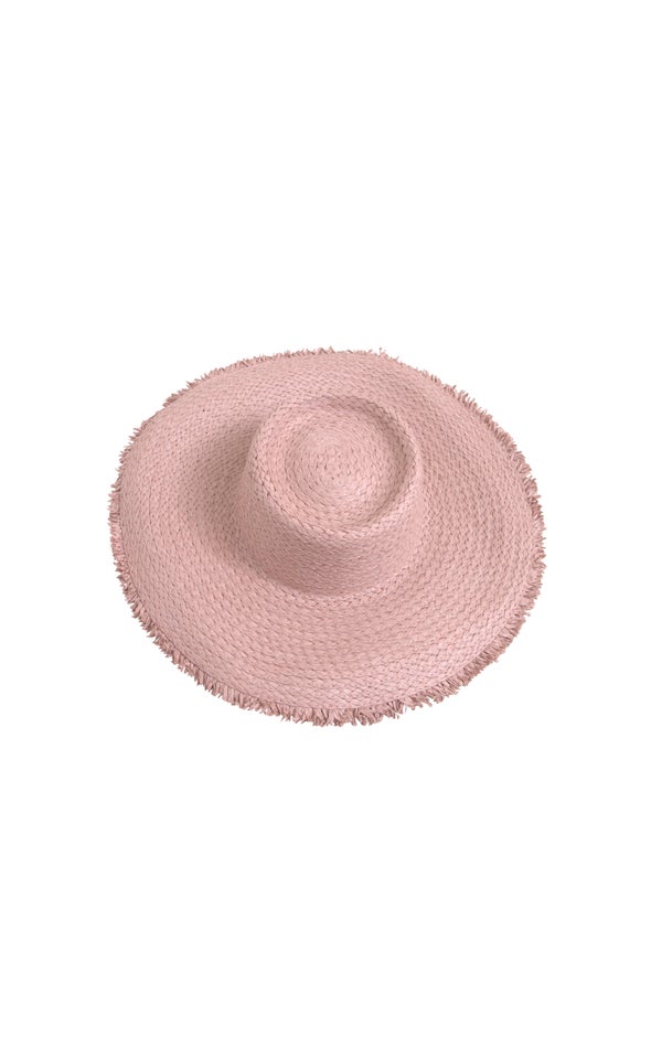 Wide Brim Hat Blush