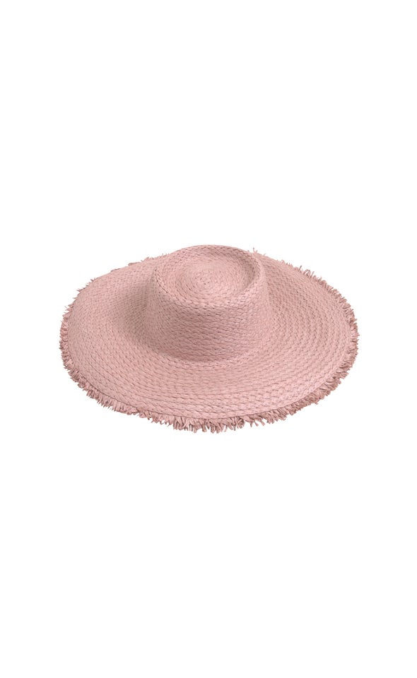 Wide Brim Hat Blush