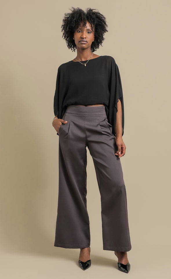 Wide Leg Suiting Pants
