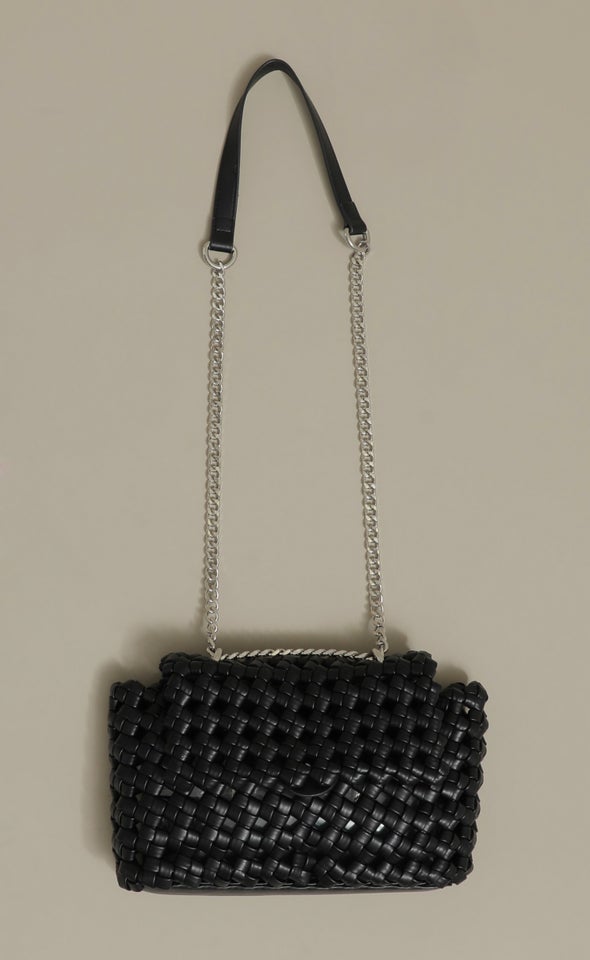 Woven Tote Black