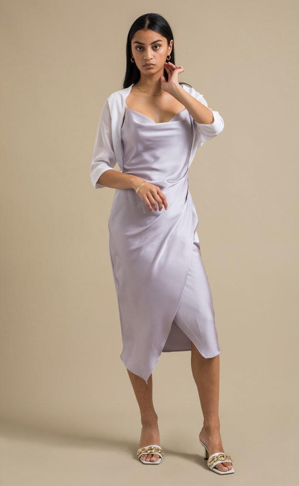 Yoryu Chiffon Bolero White